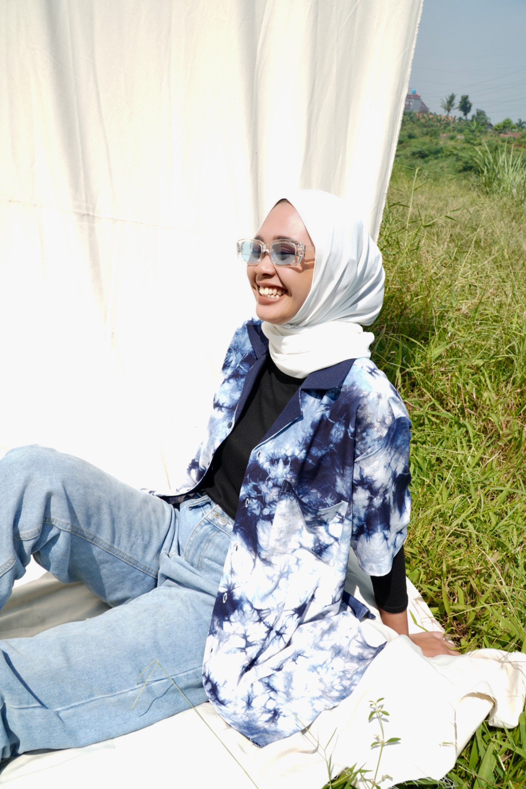 BOOLAO Kemeja Ombak (Bowling Shirt Tie Dye)