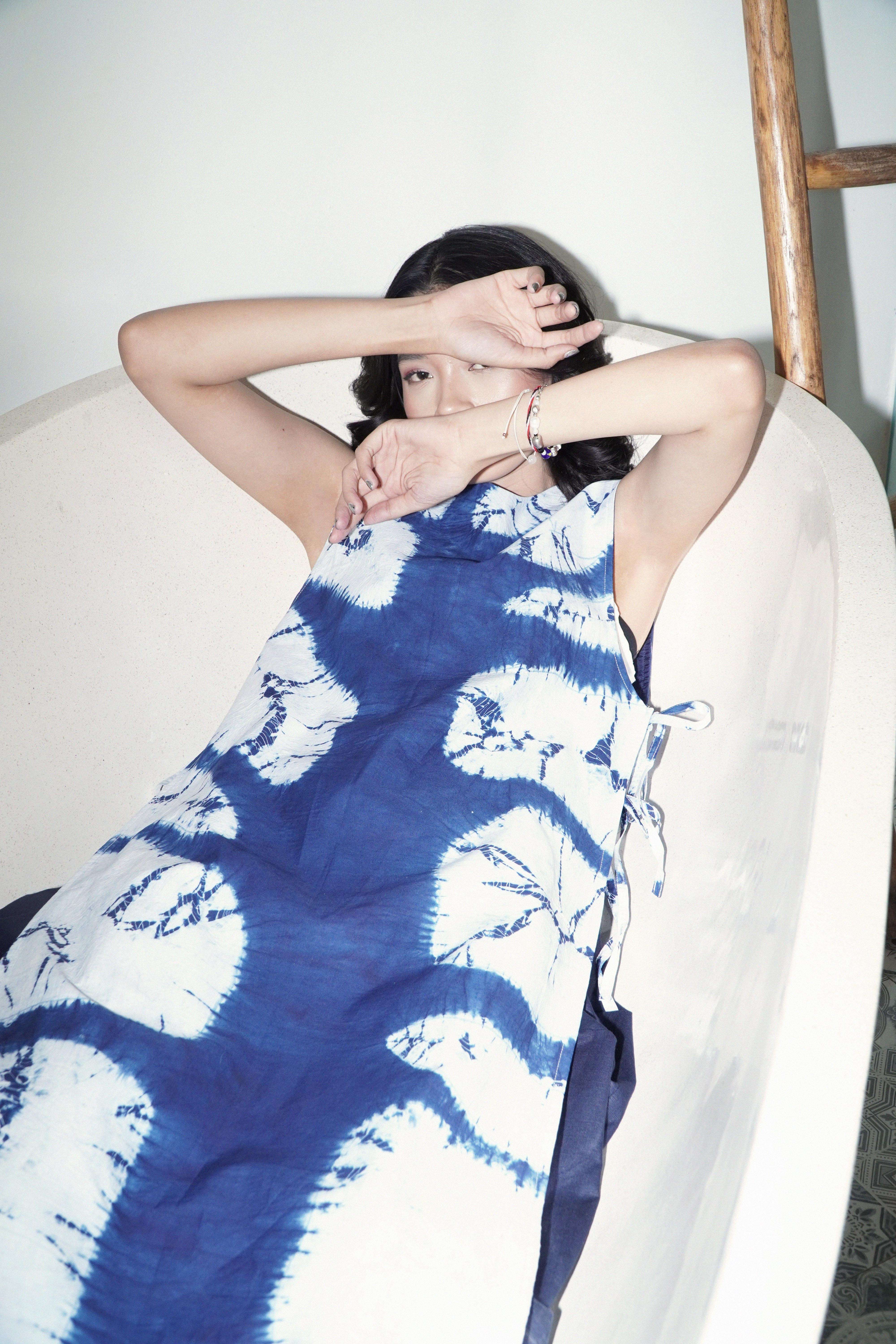 BOOLAO Tumbuh Vest Shibori