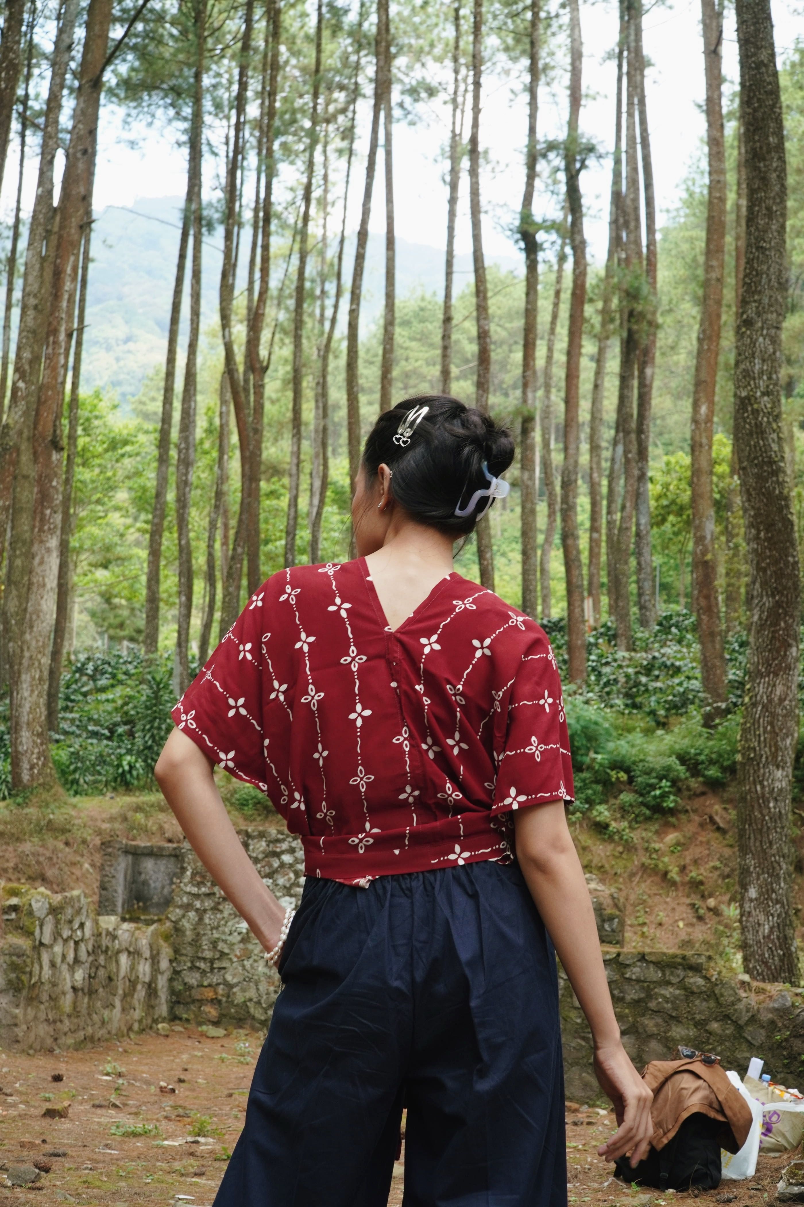BOOLAO Kumeli Wrap Top Batik (Tank Top Batik)