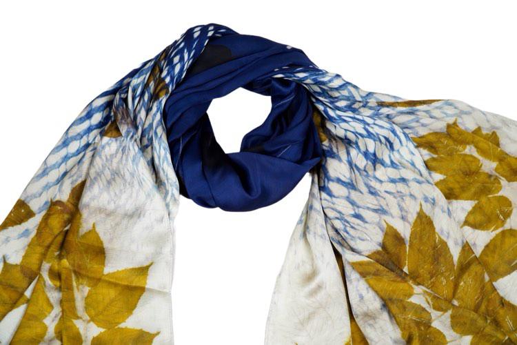 BOOLAO Shibori on Ecoprint PAREO