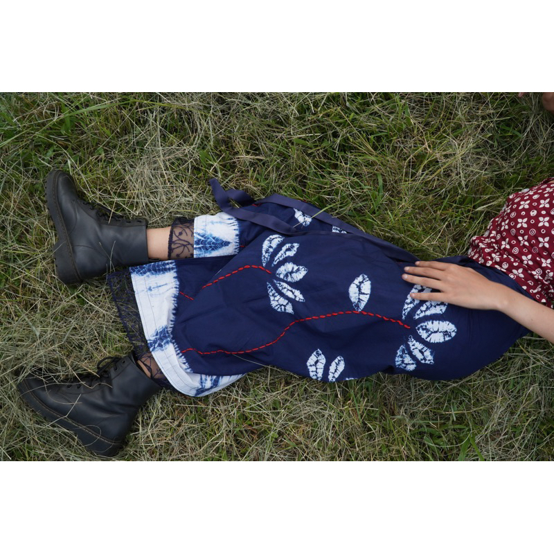 BOOLAO Lotus Saroong NUI Shibori Wrap Skirt (Rok Ikat Lilit)