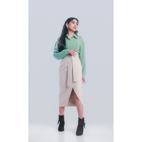 Picnic Panic Kemeja Basic Hijau Mint Matcha (Daily Basic Shirt)