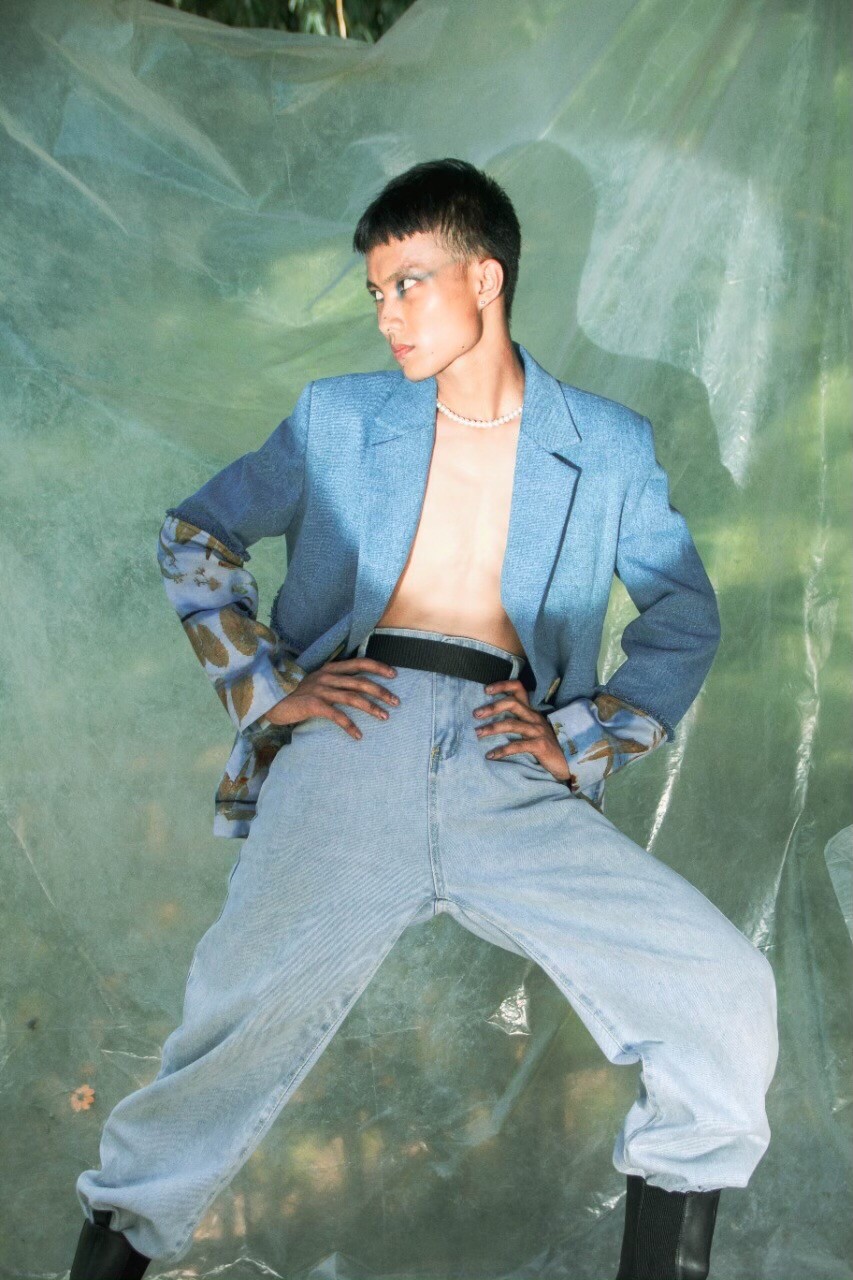 BOOLAO Blazer BLUETOPHIA Denim Ecodye