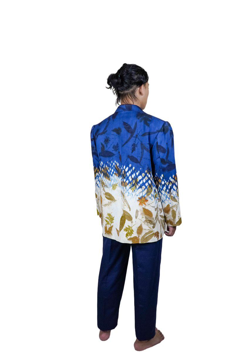 BOOLAO Shibori On Ecoprint BLAZER