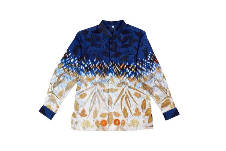 BOOLAO Kemeja Shibori On Ecoprint