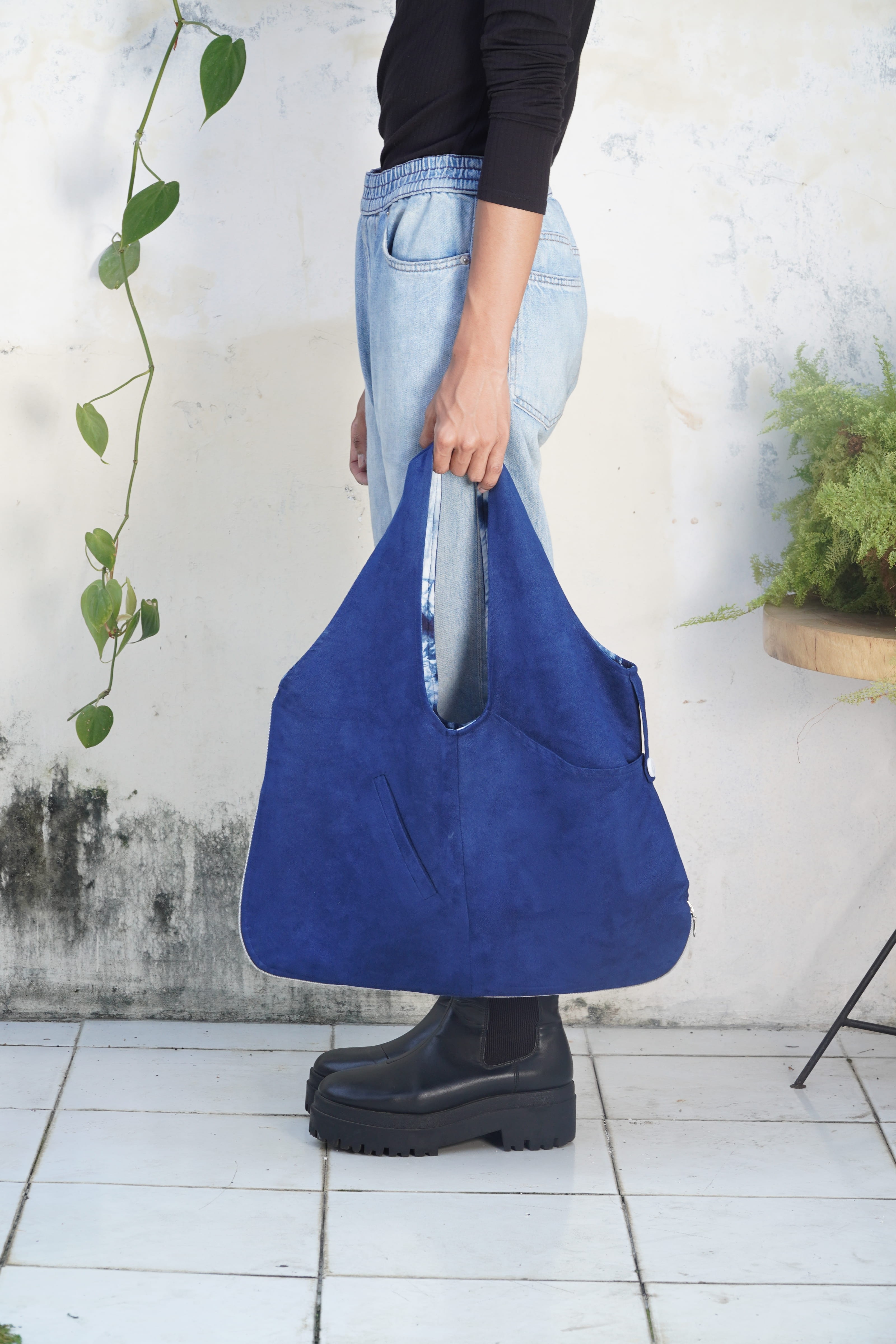 BOOLAO Totebag Vest Reversible Tie Dye Shibori
