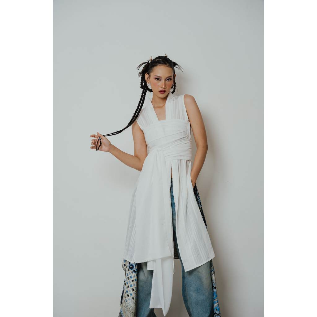 BOOLAO Kebaya Videlia Kemben Sleeveless Detachable (Outer Bongkar Pasang)