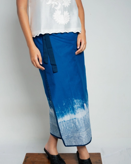 BOOLAO Saroong Batik Lukis Wrap Skirt
