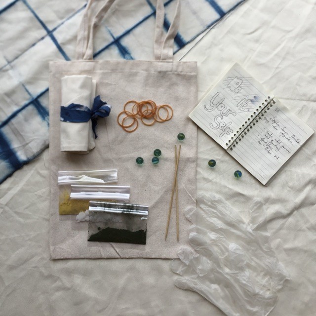 DIY Boolao Totebag Tie Dye Kit (Peralatan DIY Shibori dengan Totebag)
