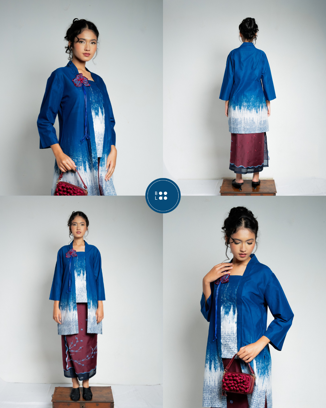 BOOLAO Outer Kebaya Kutubaru Detachable (Cardigan Kebaya Bongkar Pasang)