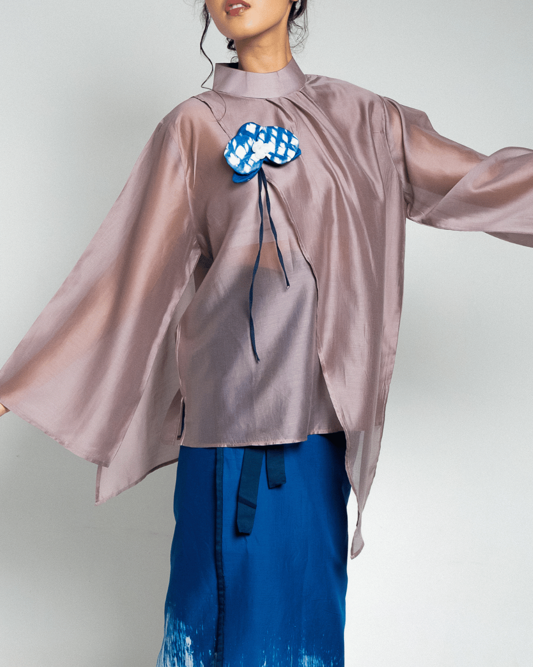 Blouse Nawang Wulan Long Sleeve - Mauve