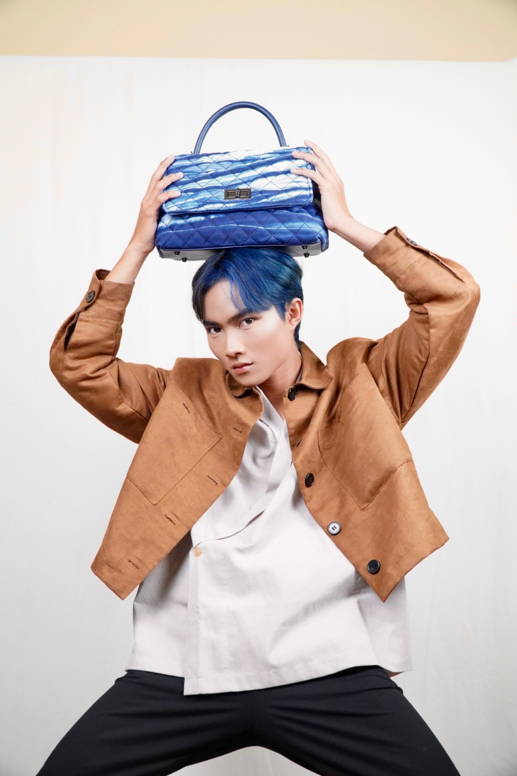 BOOLAO  Suede Oversize Jacket