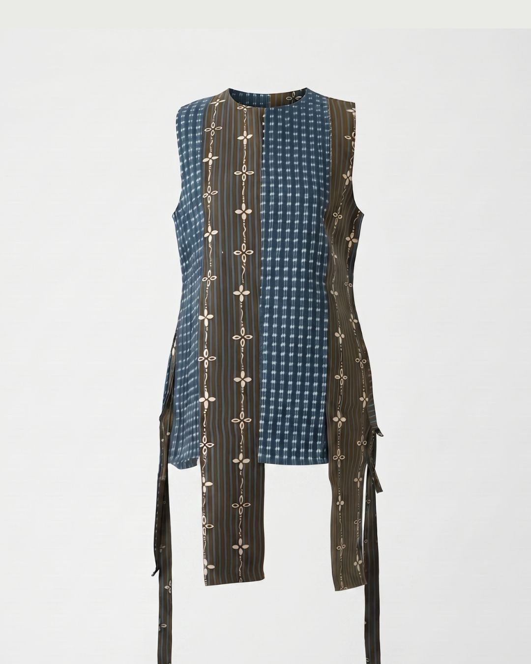 BOOLAO Vest Tenun Batik Kumeli