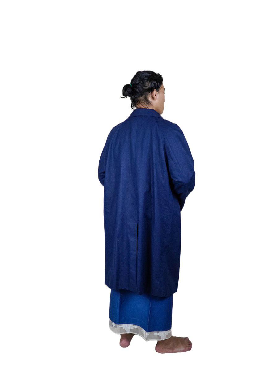 BOOLAO Shibori On Ecoprint COAT