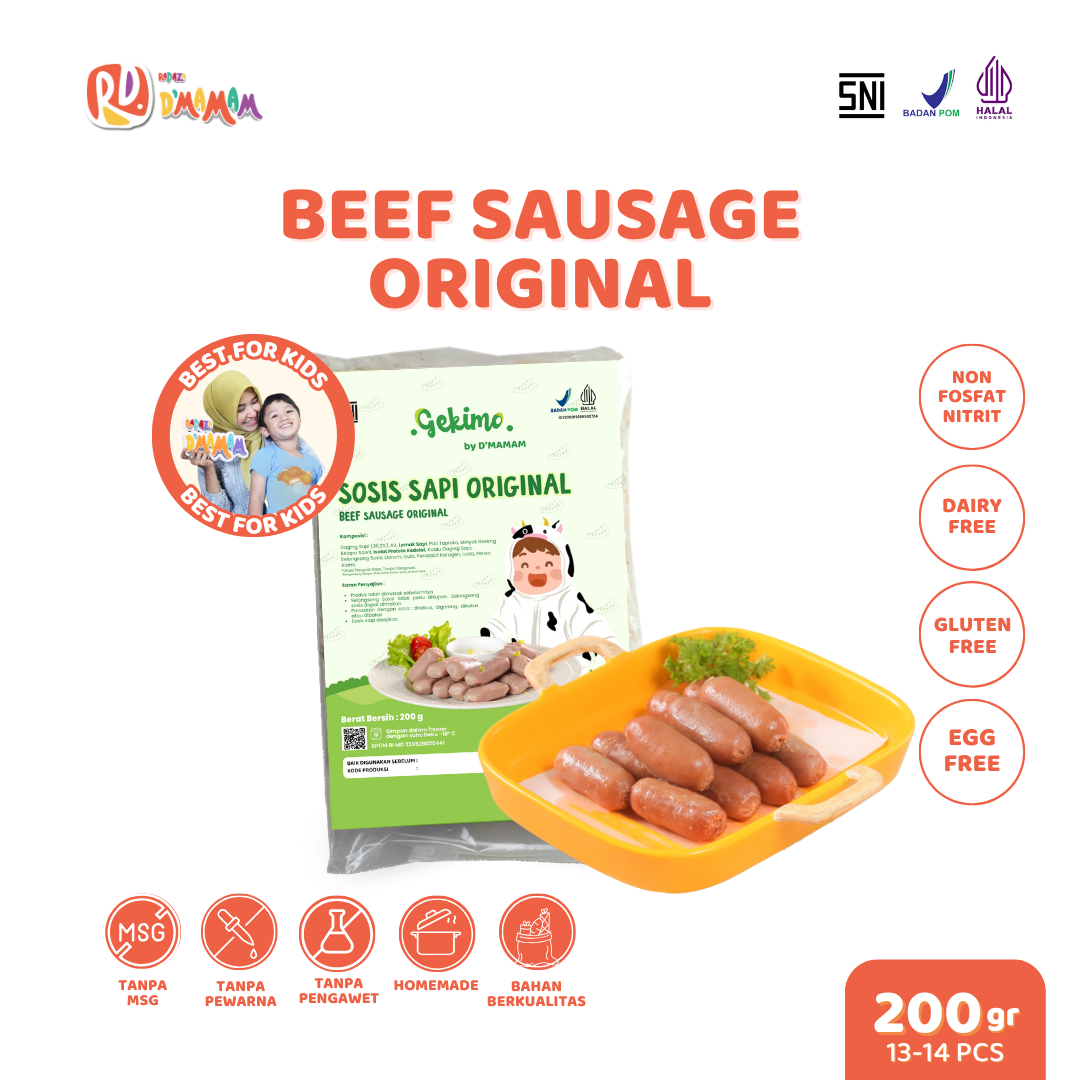 Beef Sausage Original 200gr