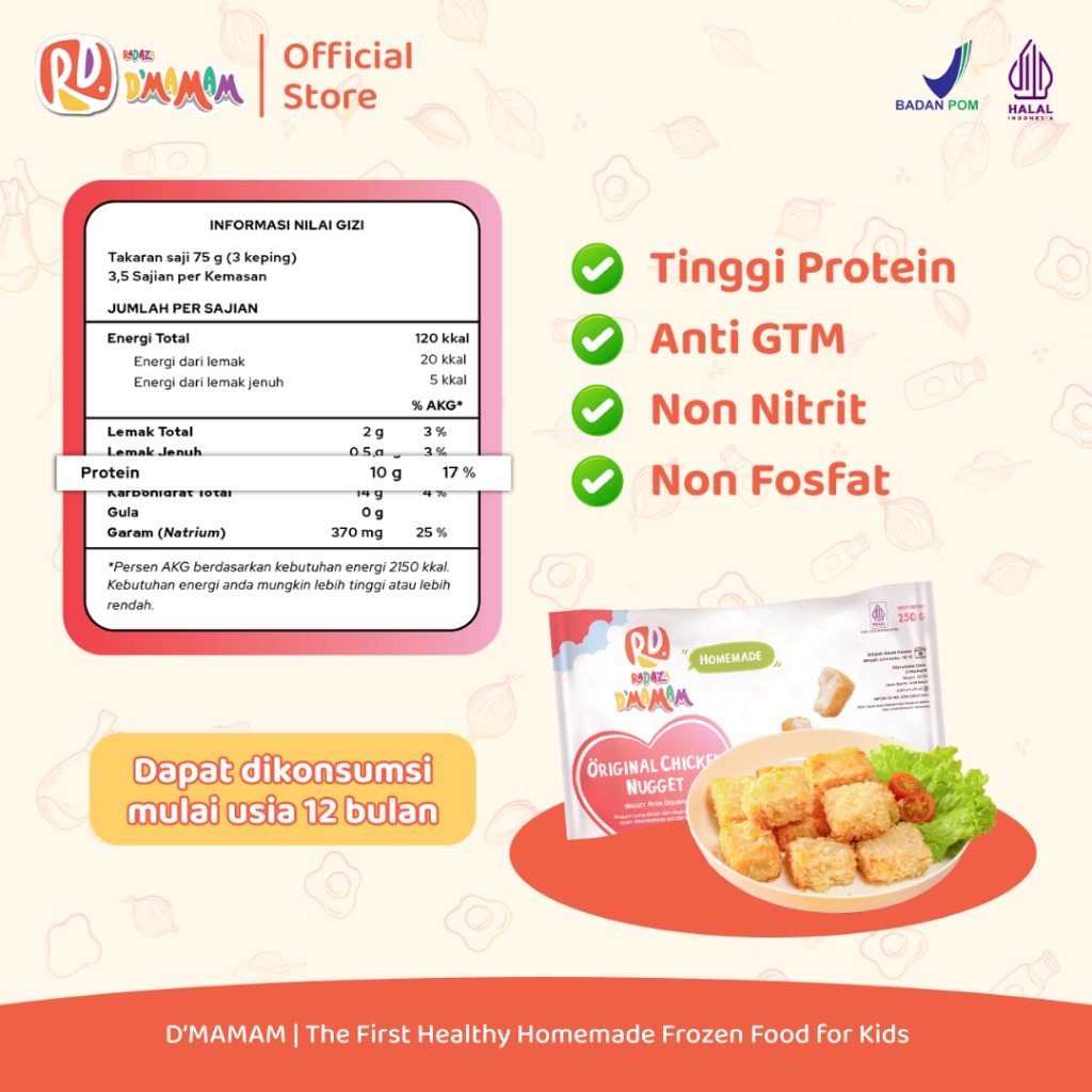 Original Chicken Nugget 250gr