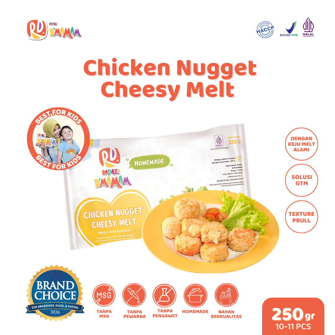 Chicken Nugget Cheesy Melt 250gr