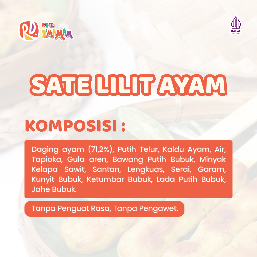 Sate Lilit Ayam 200 gr