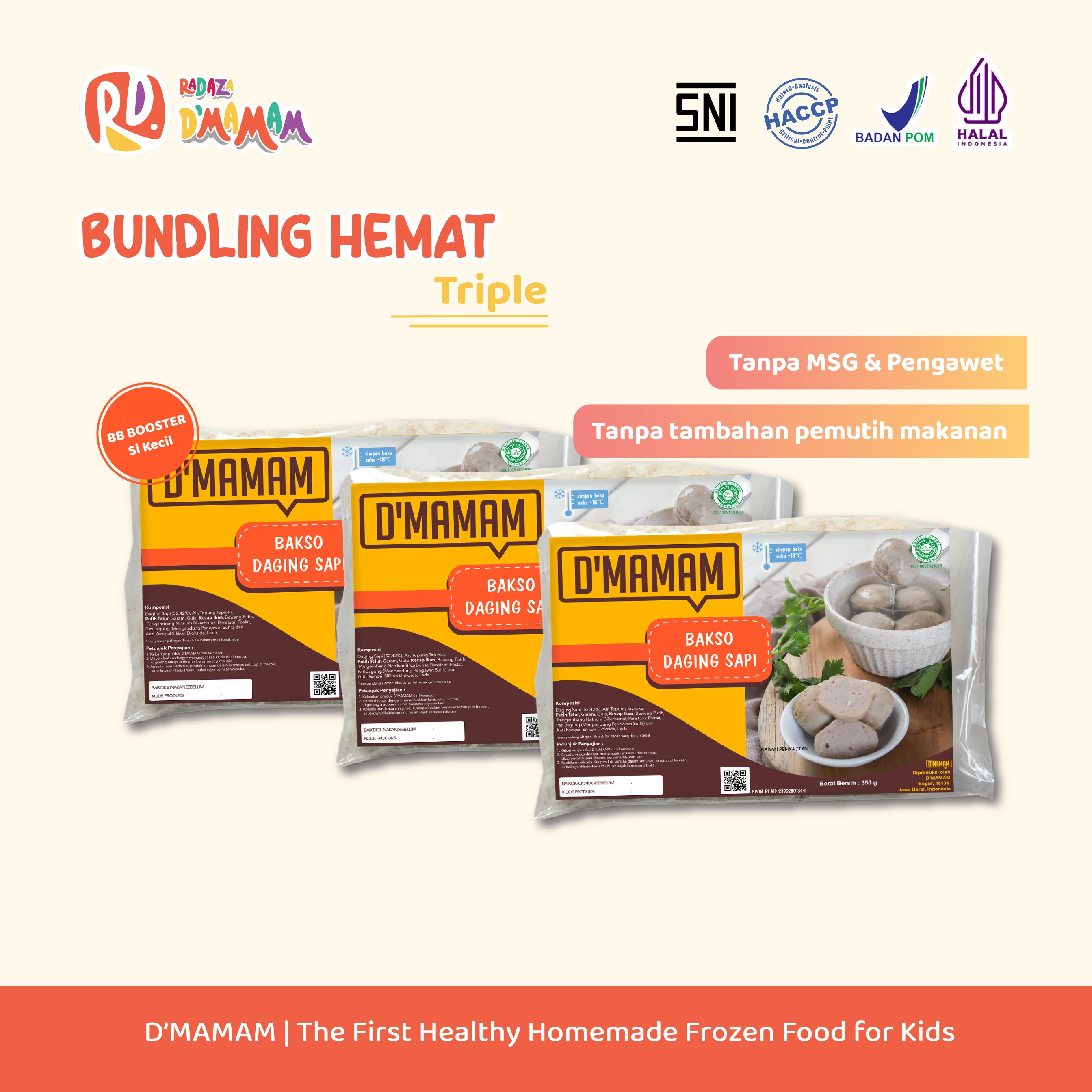 Bundling Bakso Daging Sapi 