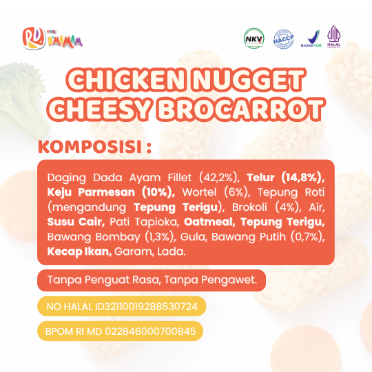 Chicken Nugget Cheesy Broccarot 250gr