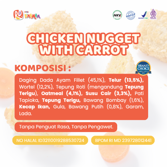 Chicken Nugget With Carrot 250gr