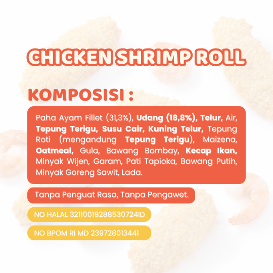 Chicken Shrimp Roll 250gr