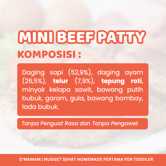 Mini Beef Patty 150gr