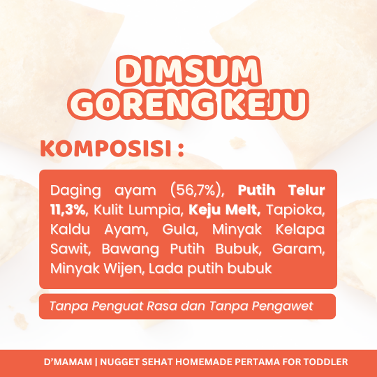 New Dimsum Goreng Keju 200gr