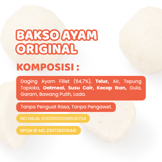 Bakso Ayam Original 350gr