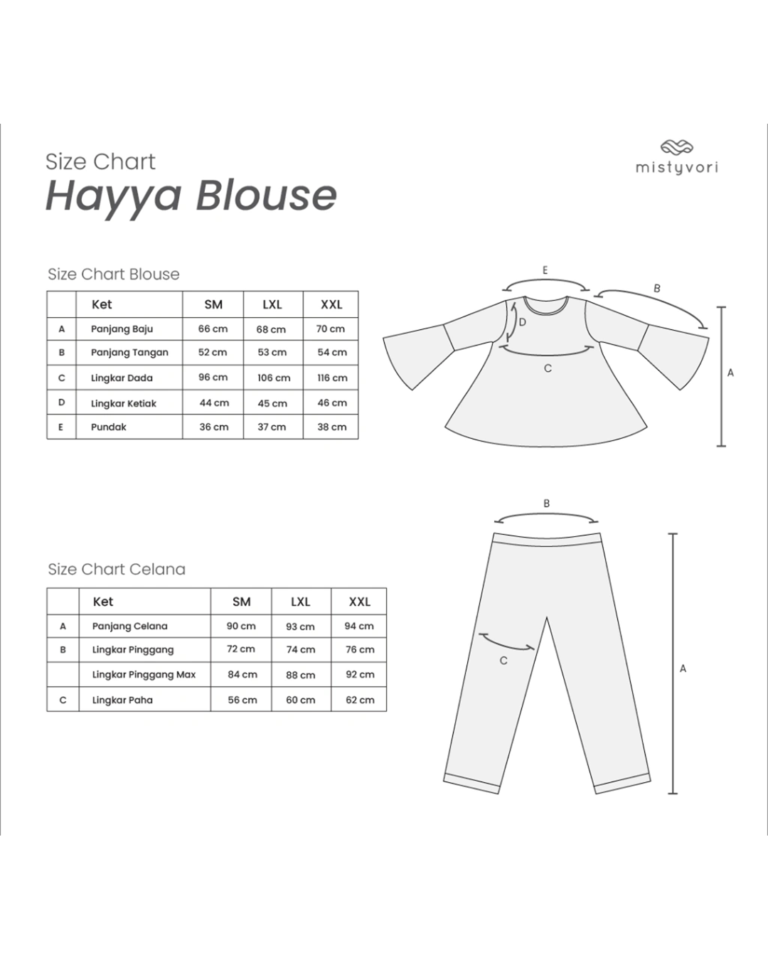 Hayya Blouse Oneset