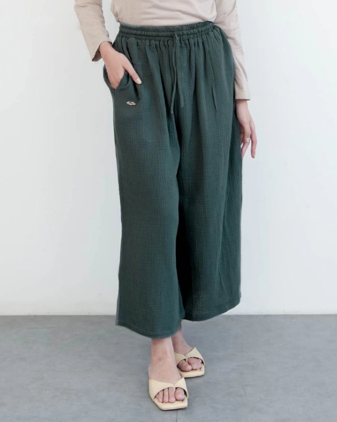 MISTYVORI | Alesha Pants Celana Kulot Cotton Premium