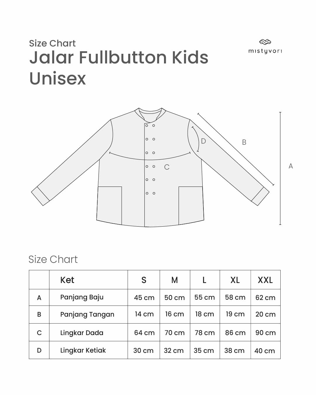 Jalar Full Button Kids