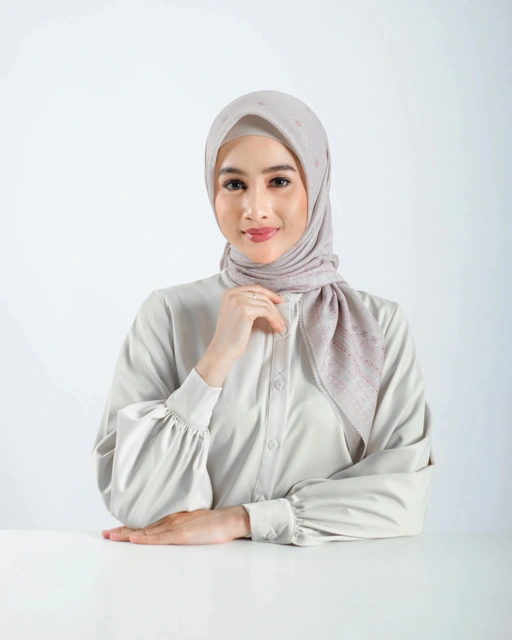 Image of Pixelate Scarf - Sand