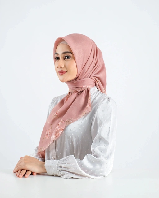Peony Scarf - Cinnamon