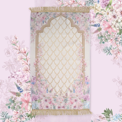 Image of Anneis White - Adult Prayer Mat