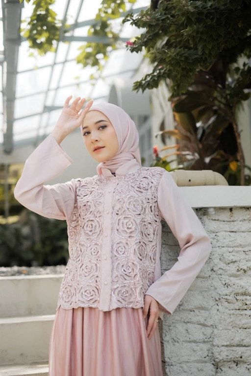 Image of Khalilah Blouse - Dusty Pink