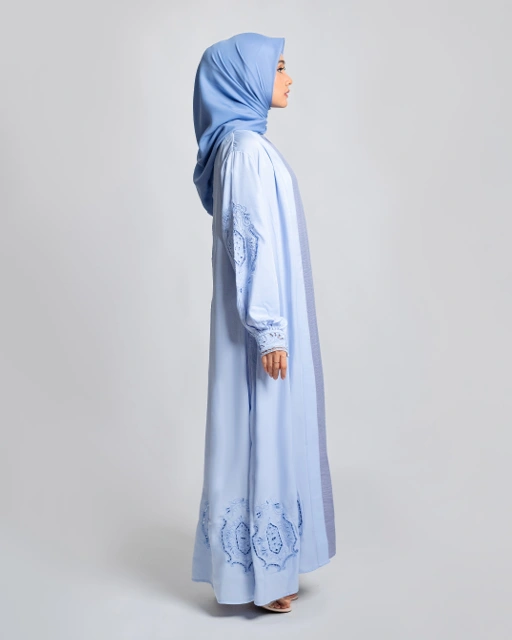 Image of Sania Dress Powder Blue (Outer)