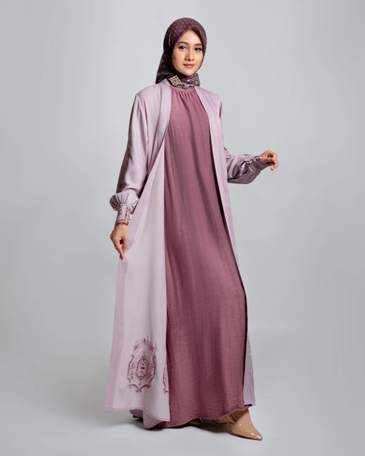 Image of Sania Dress Mauve (Outer)