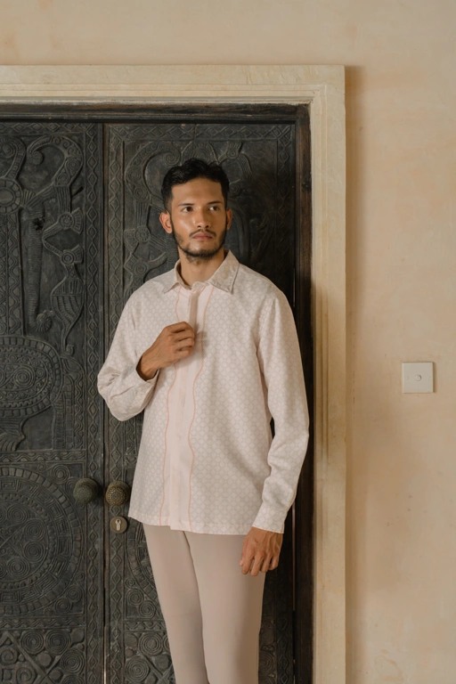 Fahmi Man Shirt - Sea Salt