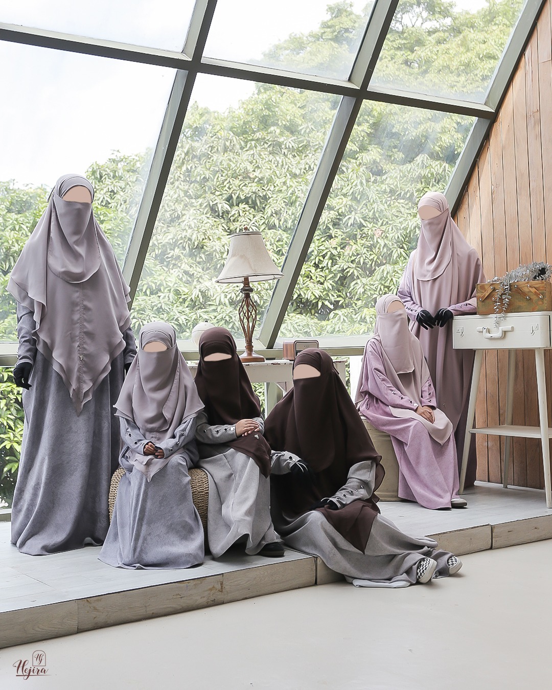 Hejira The Silhouette Abaya Printing Mazen Anti UV