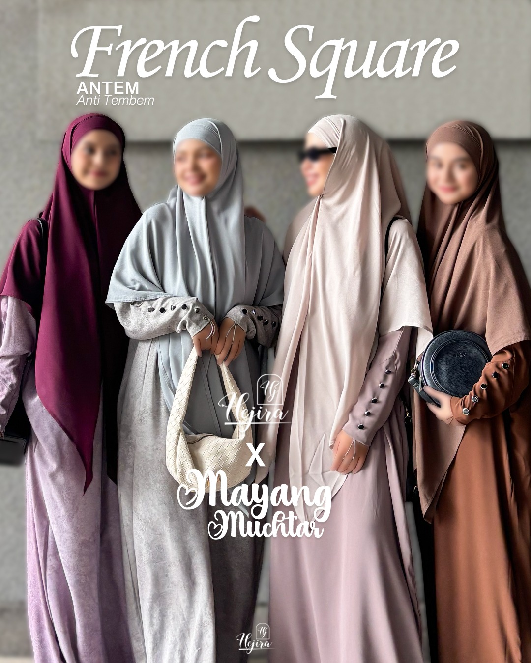 Hejira French Square Antem Airtech Chiffon