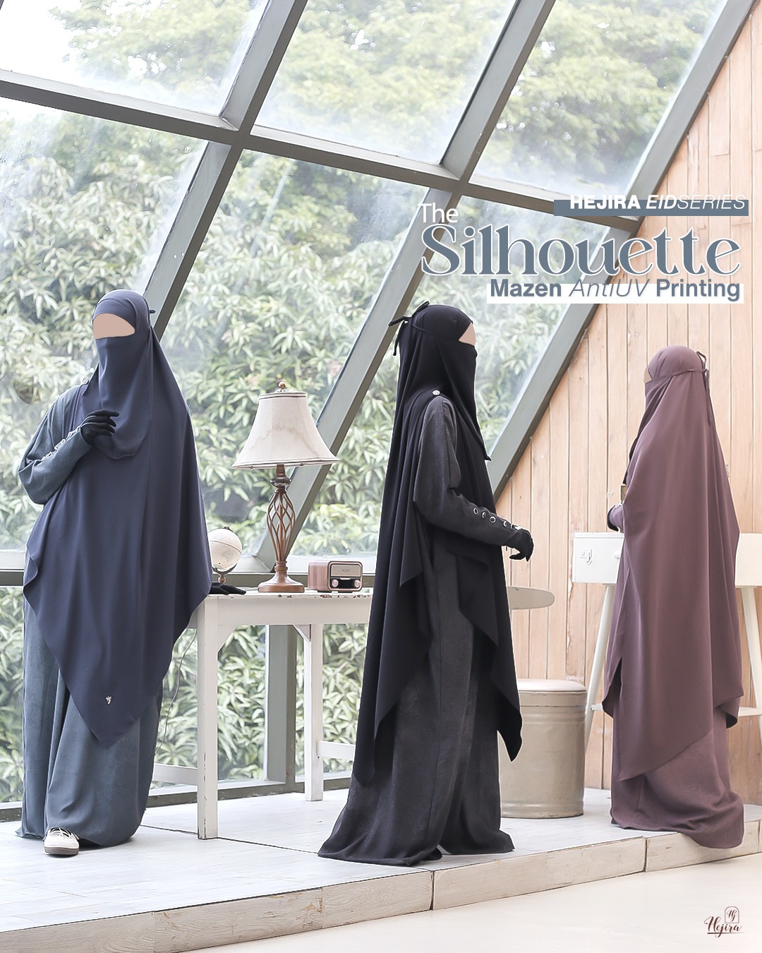 Hejira The Silhouette Abaya Printing Mazen Anti UV