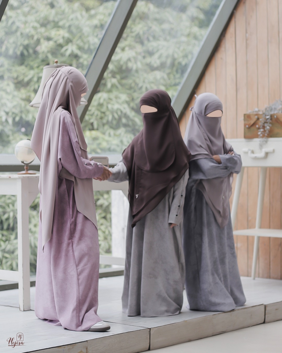 Hejira The Silhouette Abaya Printing Mazen Anti UV