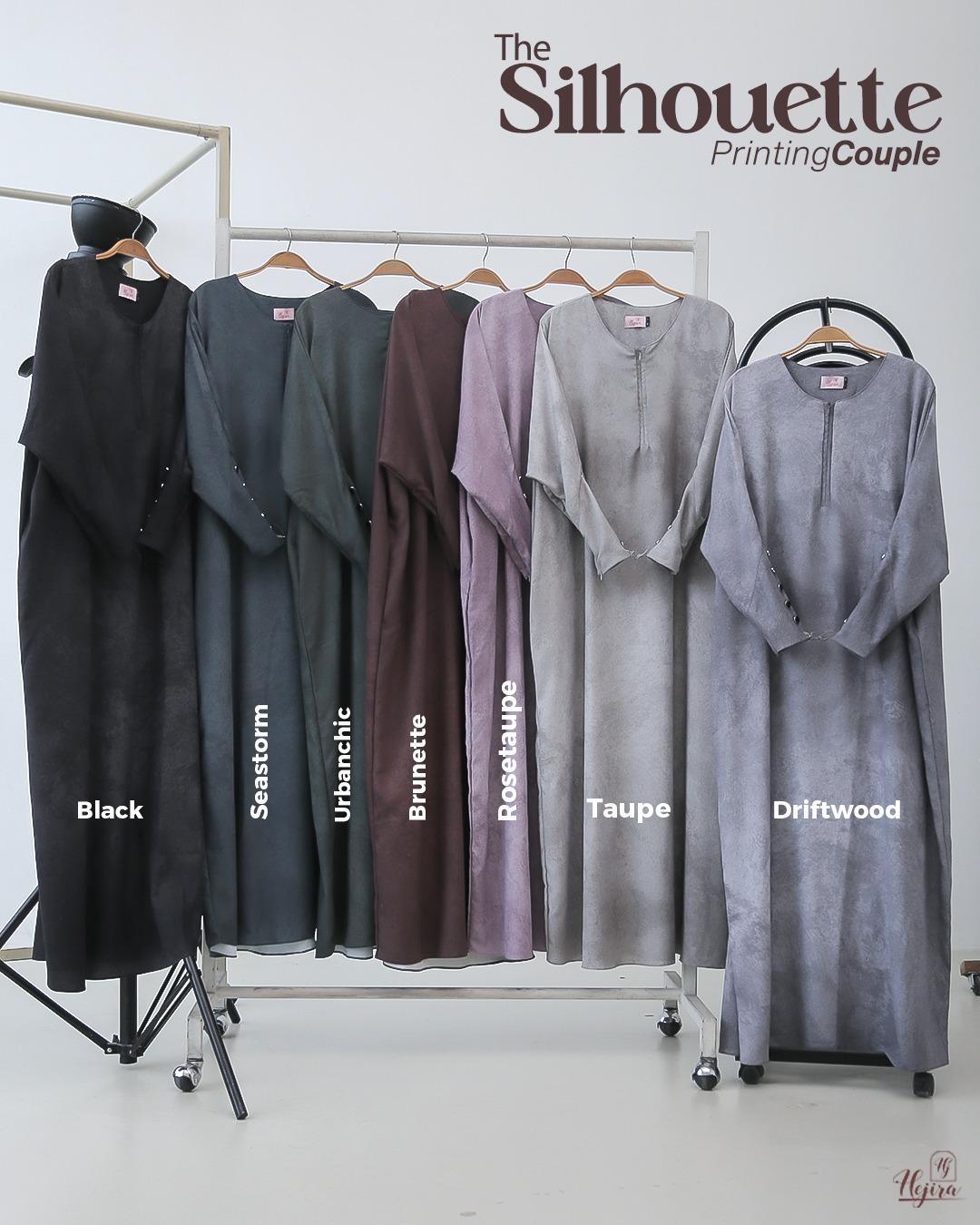 Hejira The Silhouette Abaya Printing Mazen Anti UV