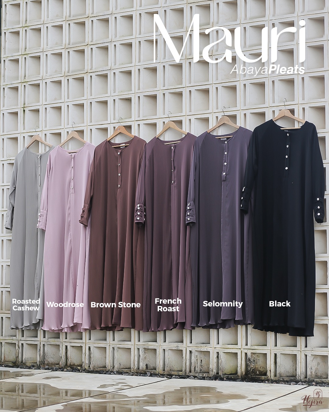 Hejira Mauri Dreya Pleats Tanzeel Anti UV