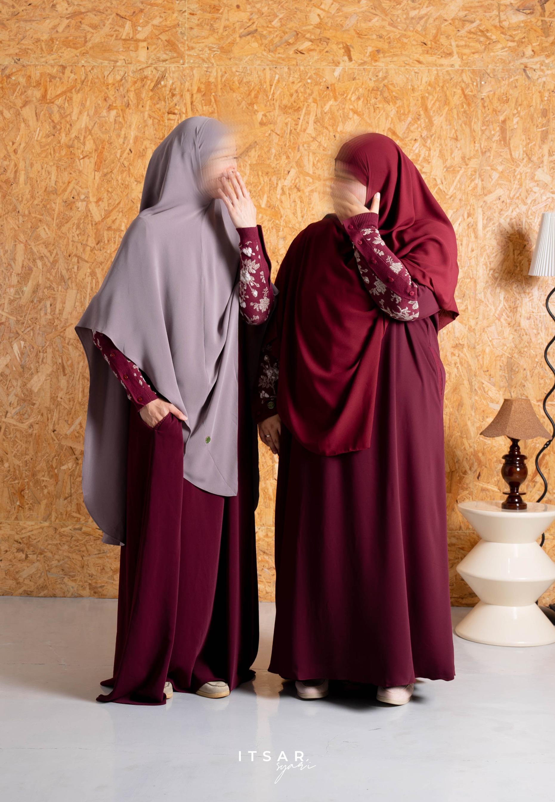 Mecca Floral Knit Abaya