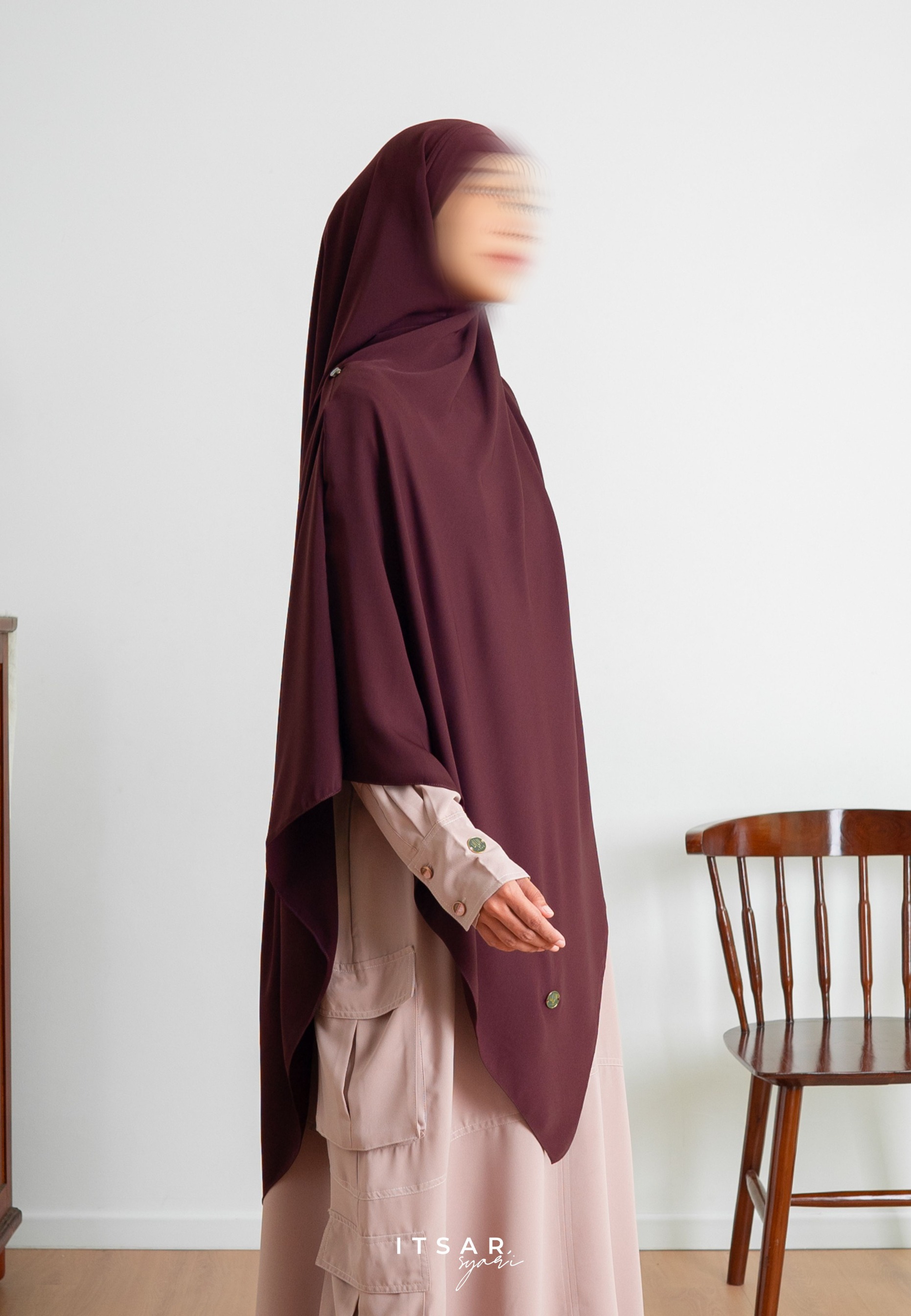 Caspia Side Khimar (Simar) - COMFORT Series