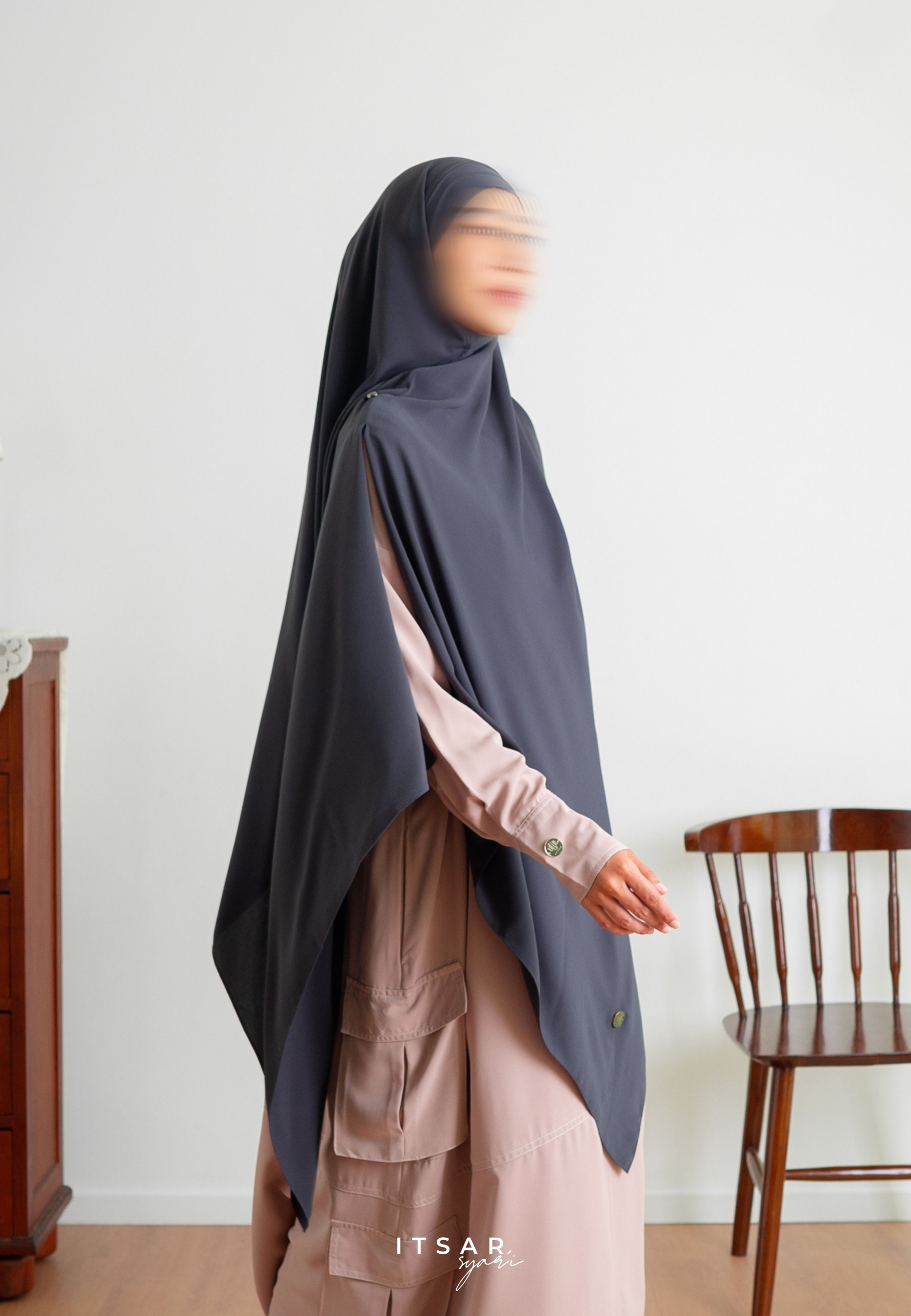 Caspia Side Khimar (Simar) - COMFORT Series