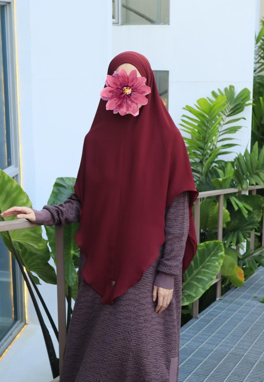 Aden Layer khimar (Itsar Syar'i x Wardah)