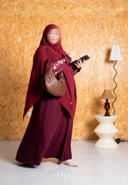 Mecca Floral Knit Abaya